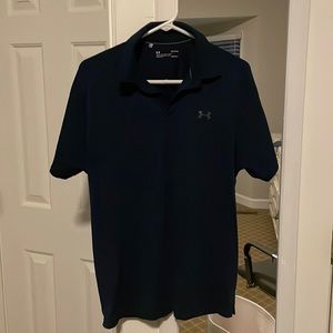 Under Armour academy blue (navy) large polo raglan shoulders